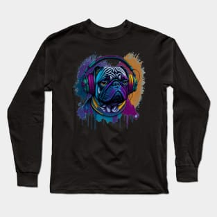 DJ Pug Long Sleeve T-Shirt